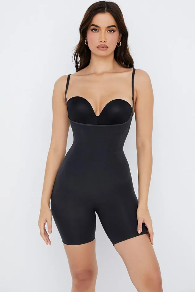 Women MID THIGH SCULPTING BODYSUIT INK House Of CB Shapewear Women MID THIGH SCULPTING BODYSUIT INK House Of CB Shapewear