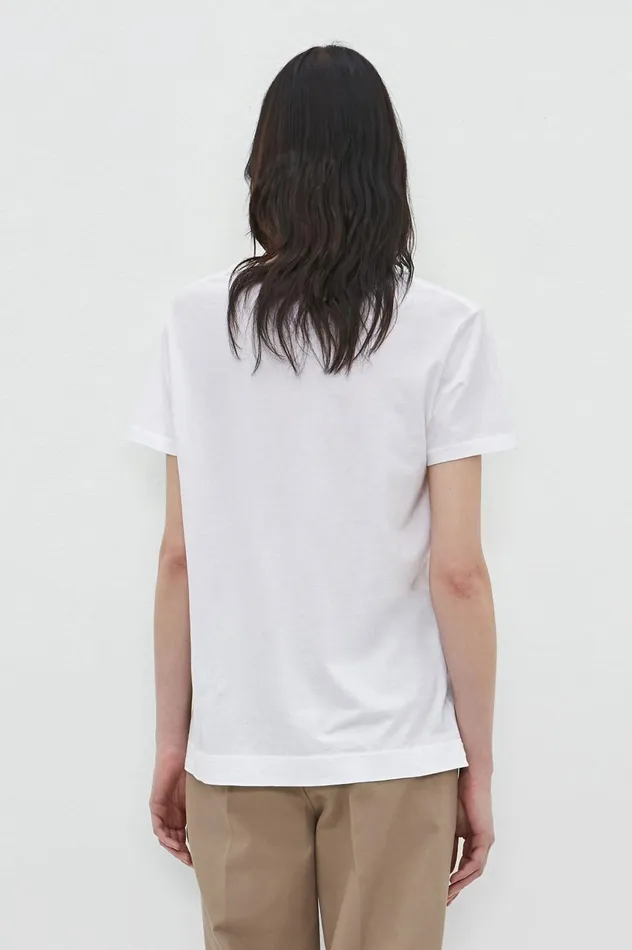 Women NAXOS 8211 Cotton Jersey Crew Neck Tshirt 8211 Latte Massimo Alba Tops Women NAXOS 8211 Cotton Jersey Crew Neck Tshirt 8211 Latte Massimo Alba Tops
