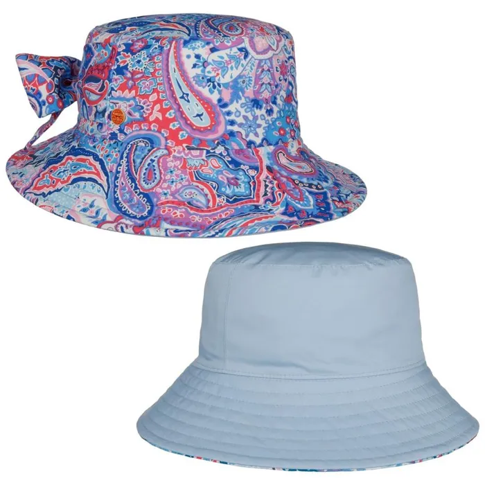 Women New Malu Paisley Reversible Hat Blue Mayser Bucket Hats