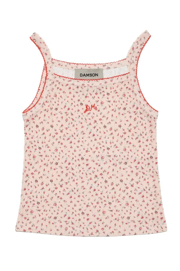 Women Nightwear Damson Madder Rose Print Cami