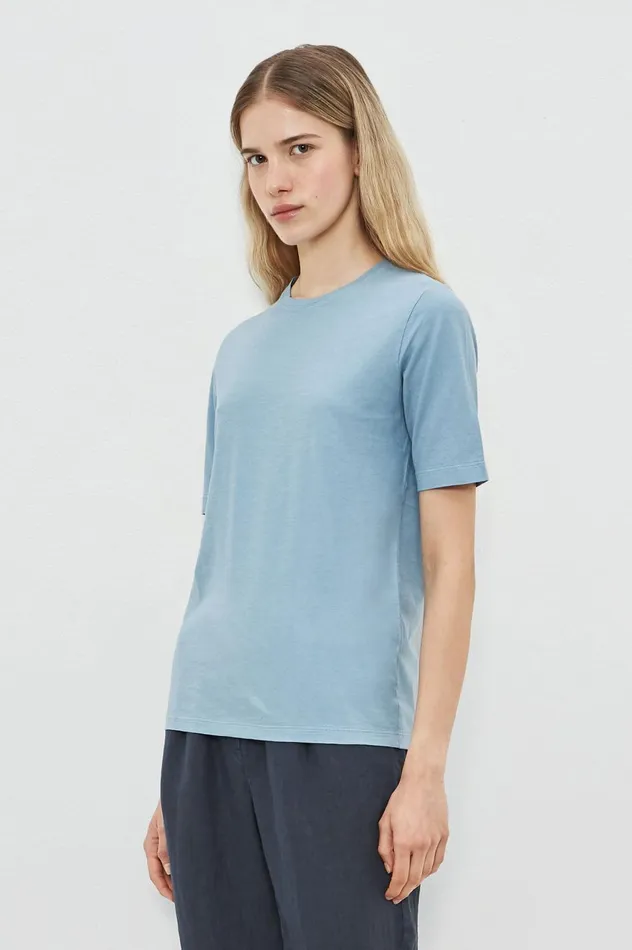 Women NIZZA 8211 Cotton Jersey Tshirt 8211 Avio Massimo Alba Tops