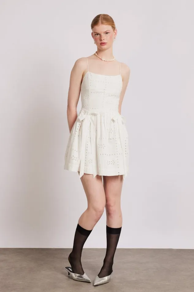Women Occasion Wear Damson Madder Penelope Mini 8211 White Broderie