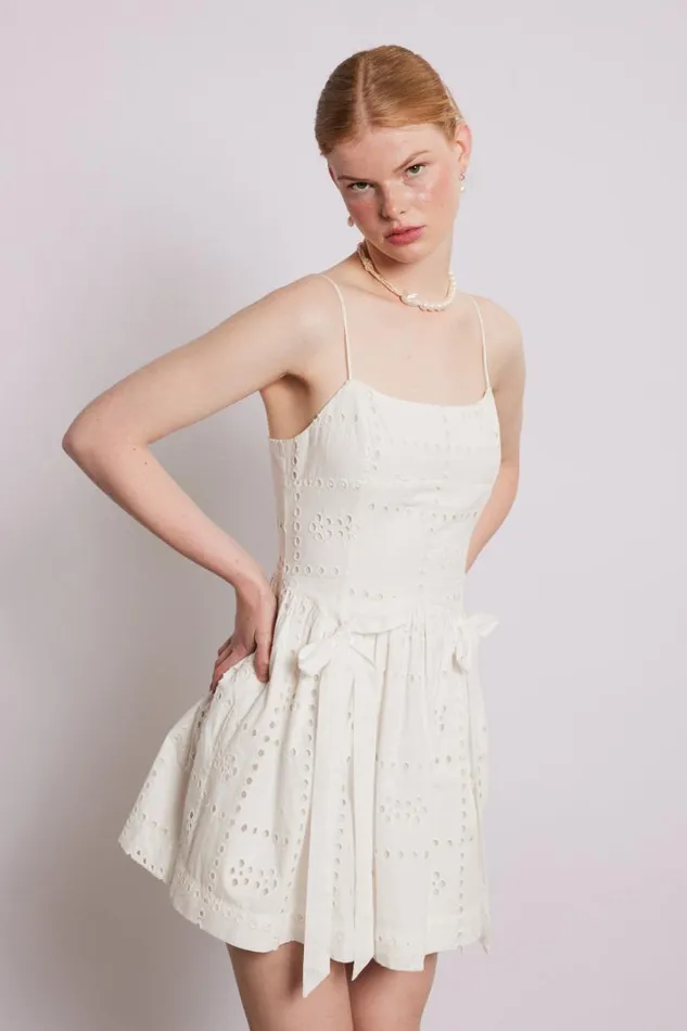 Women Occasion Wear Damson Madder Penelope Mini 8211 White Broderie
