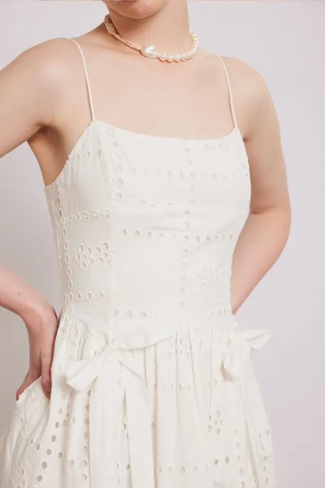 Women Occasion Wear Damson Madder Penelope Mini 8211 White Broderie
