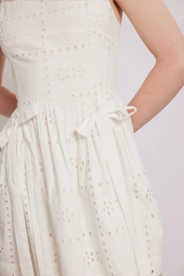Women Occasion Wear Damson Madder Penelope Mini 8211 White Broderie