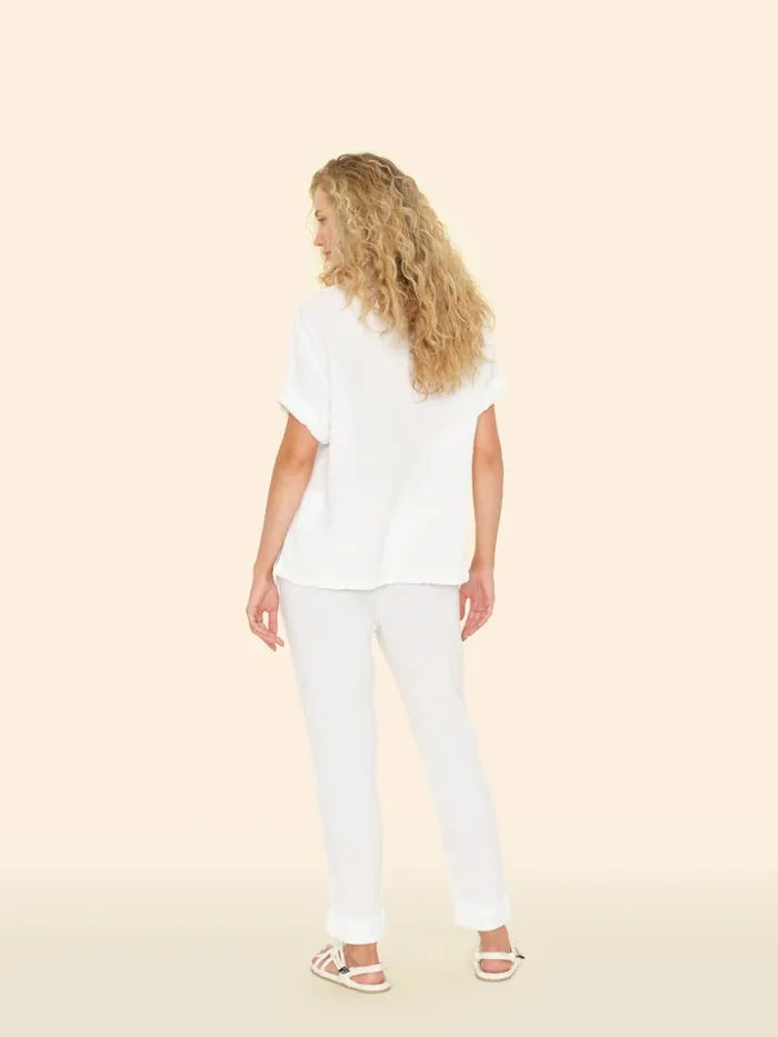 Women Pants and Jumpsuits XRENA White Jordyn Pant Women Pants and Jumpsuits XRENA White Jordyn Pant