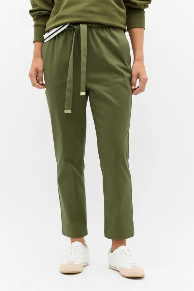 Women Pants Seed Heritage Tapered Leg Tie Pant Rainforest