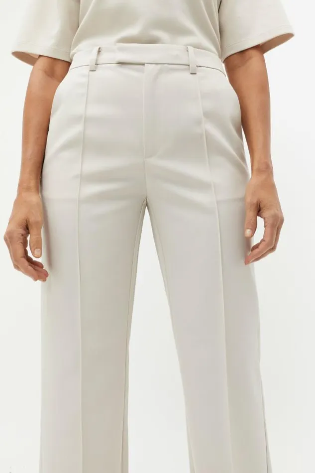 Women Pants Seed Heritage Wool Blend Tailored Pant Oat