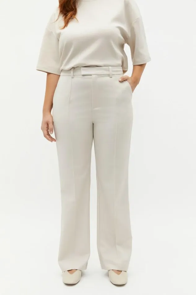 Women Pants Seed Heritage Wool Blend Tailored Pant Oat