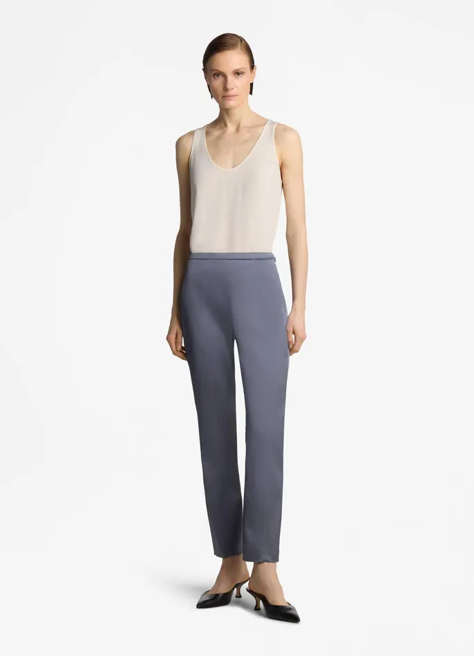 Women Pants St John Stretch Satin Pant Royal Blue Women Pants St John Stretch Satin Pant Royal Blue