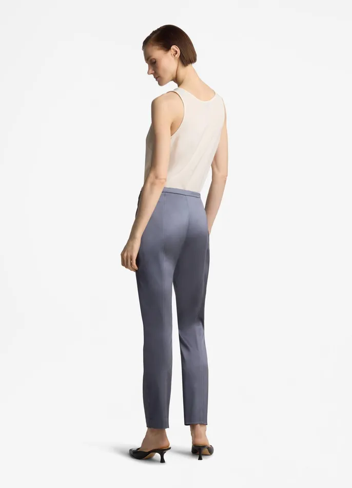 Women Pants St John Stretch Satin Pant Royal Blue Women Pants St John Stretch Satin Pant Royal Blue