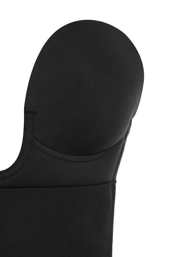 Women PLUNGE SELF ADHESIVE BACKLESS BODYSUIT 8211 BLACK House Of CB Shapewear