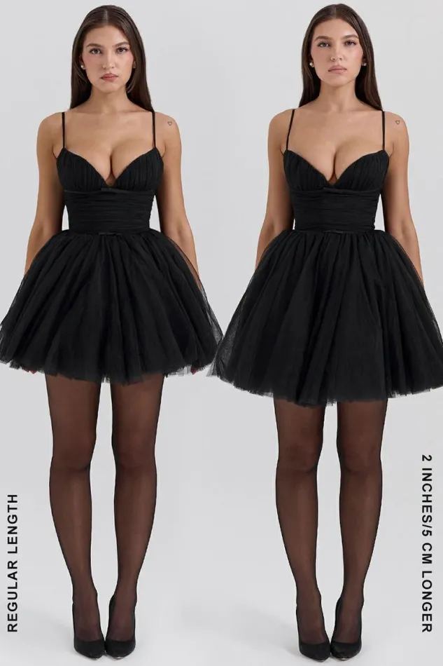 Women Princess Black Tulle Mini Dress House Of CB Dresses Women Princess Black Tulle Mini Dress House Of CB Dresses