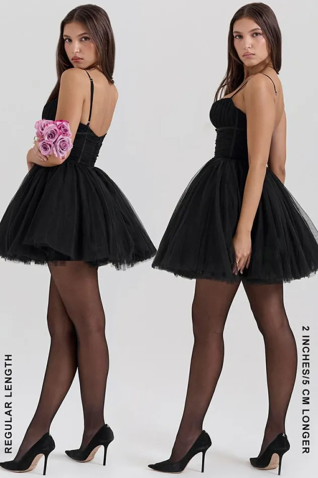 Women Princess Black Tulle Mini Dress House Of CB Dresses Women Princess Black Tulle Mini Dress House Of CB Dresses