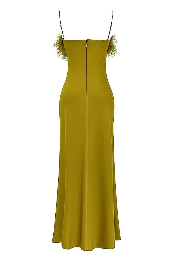 Women Renee Chartreuse Maxi Dress House Of CB Dresses Women Renee Chartreuse Maxi Dress House Of CB Dresses