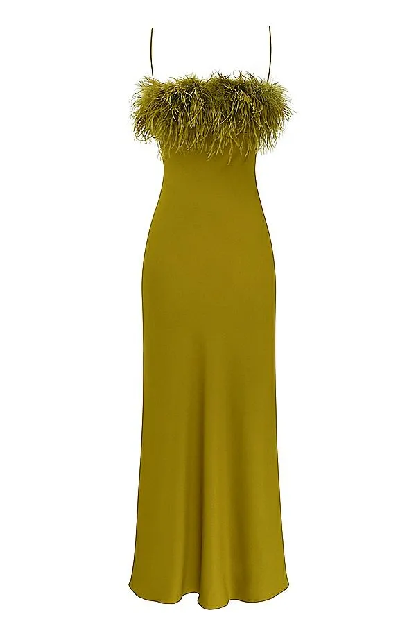 Women Renee Chartreuse Maxi Dress House Of CB Dresses Women Renee Chartreuse Maxi Dress House Of CB Dresses