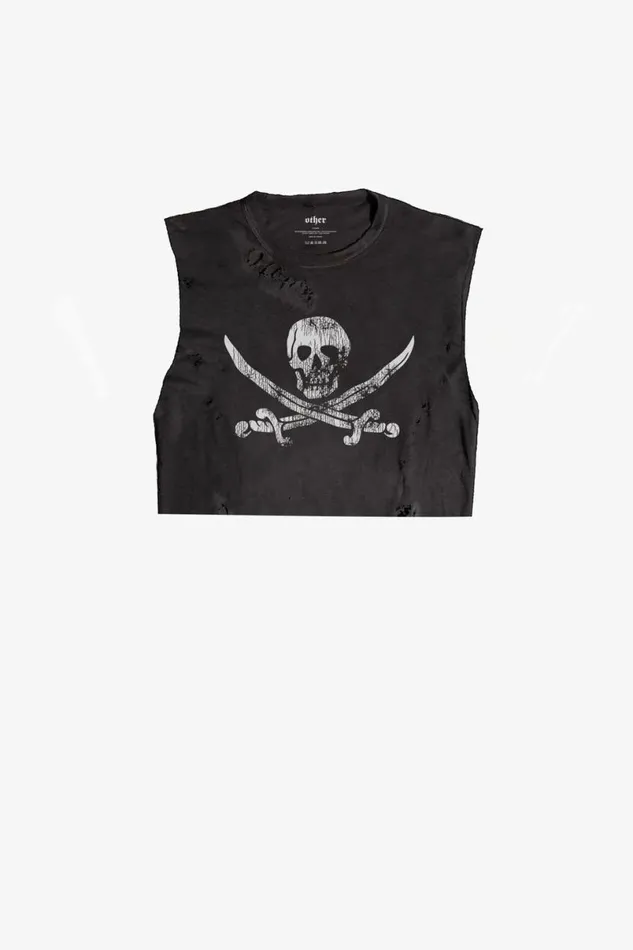 Women Road Cre Cropped Thrasher Tank OTHER TANKS and VESTS
