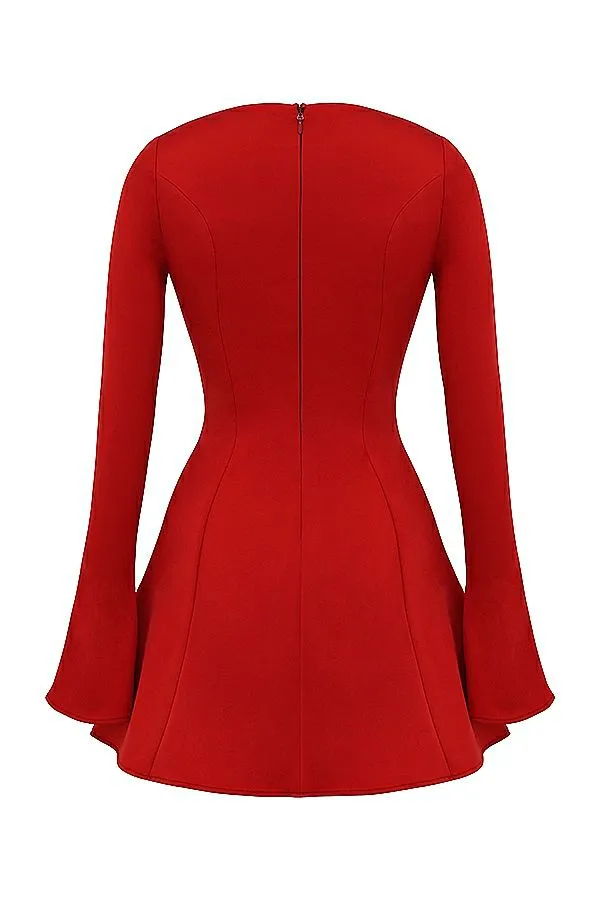 Women Sacha Red Satin Mini Dress House Of CB Dresses Women Sacha Red Satin Mini Dress House Of CB Dresses