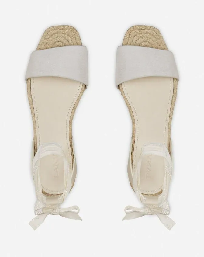 Women Sandals and Mules Lanvin Domra Flat Suede Sandals Lin Women Sandals and Mules Lanvin Domra Flat Suede Sandals Lin