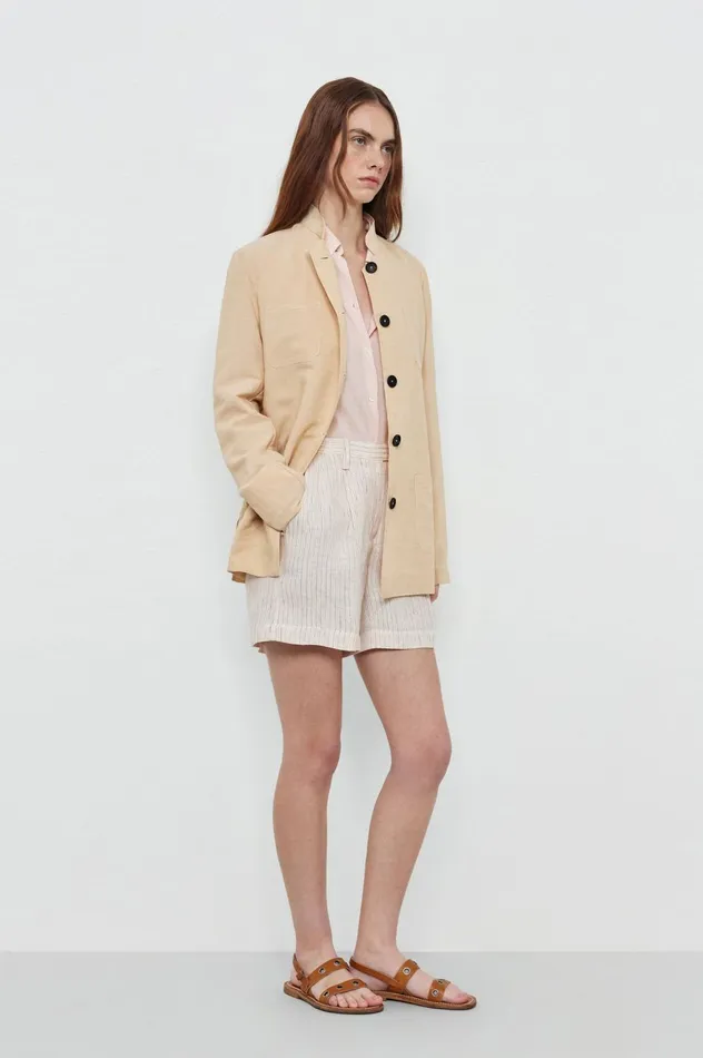 Women SARDINA 8211 Linen Bermuda Shorts 8211 Siena Massimo Alba Gifts For Her Women SARDINA 8211 Linen Bermuda Shorts 8211 Siena Massimo Alba Gifts For Her