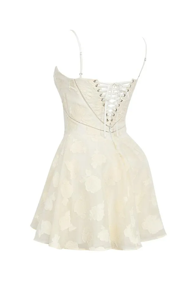 Women Serenita Vintage Cream Floral Mini Dress House Of CB Dresses Women Serenita Vintage Cream Floral Mini Dress House Of CB Dresses