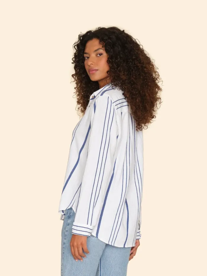 Women Shirts XRENA Cloud Blue Scout Shirt Women Shirts XRENA Cloud Blue Scout Shirt