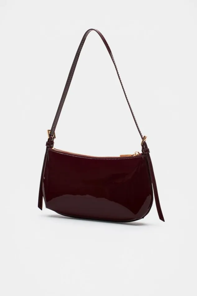 Women Shoulder Bags Seed Heritage Coated Shoulder Bag Dark Plum
