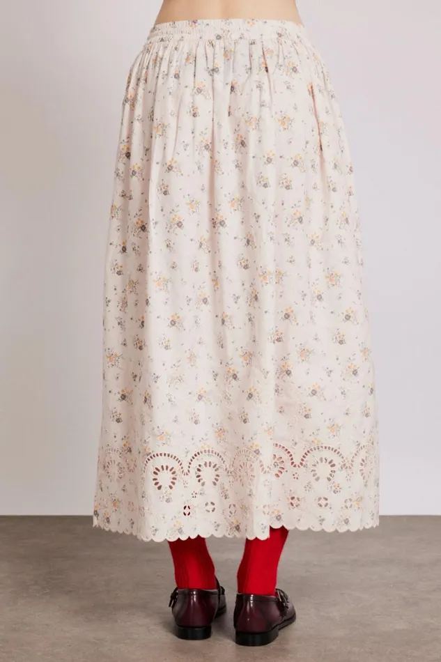 Women Skirts Damson Madder Gretchen Skirt 8211 Vintage Ditsy
