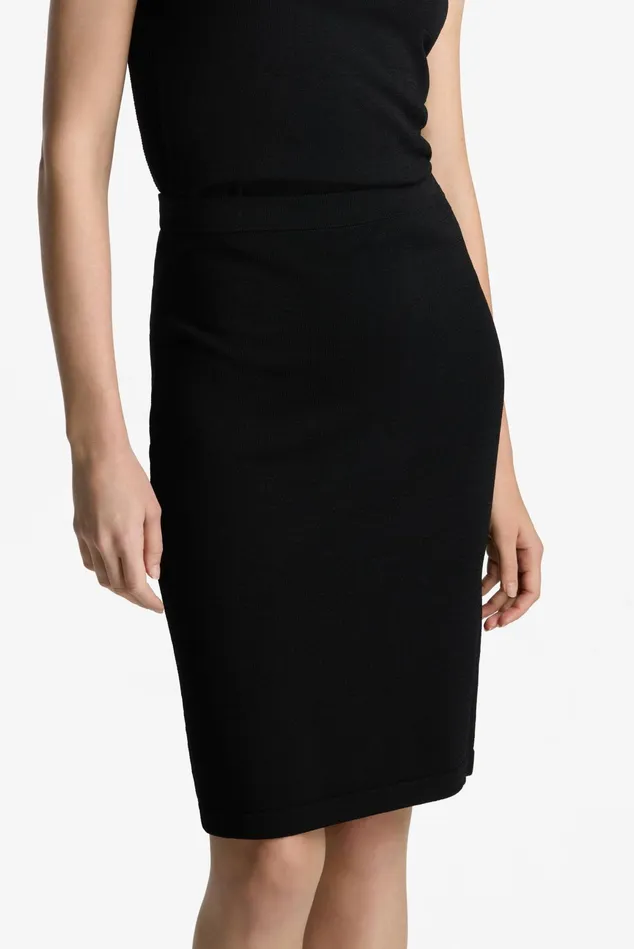 Women Skirts St John Santiago Knit Skirt Black Women Skirts St John Santiago Knit Skirt Black