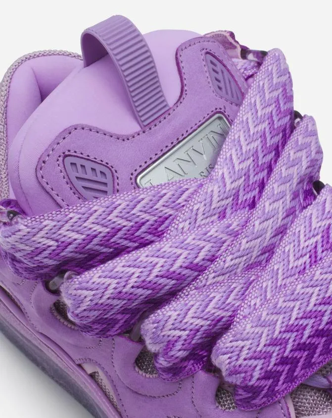 Women Sneakers Lanvin Curb Leather Sneakers Lilac Women Sneakers Lanvin Curb Leather Sneakers Lilac