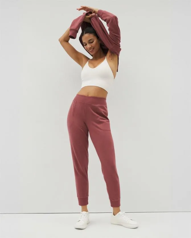 Women Soma Bottoms Essential Terry Joggers Make Me Blush
