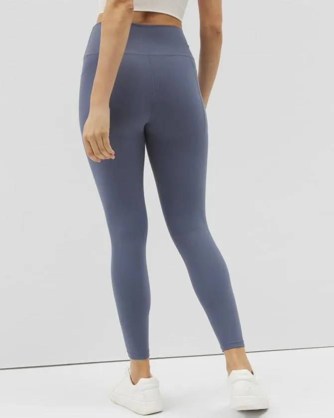 Women Soma Bottoms HighWaist Pocket Leggings Earl Gray