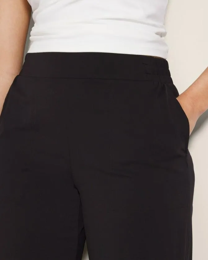 Women Soma Bottoms Tech Knit WideLeg Pants Black