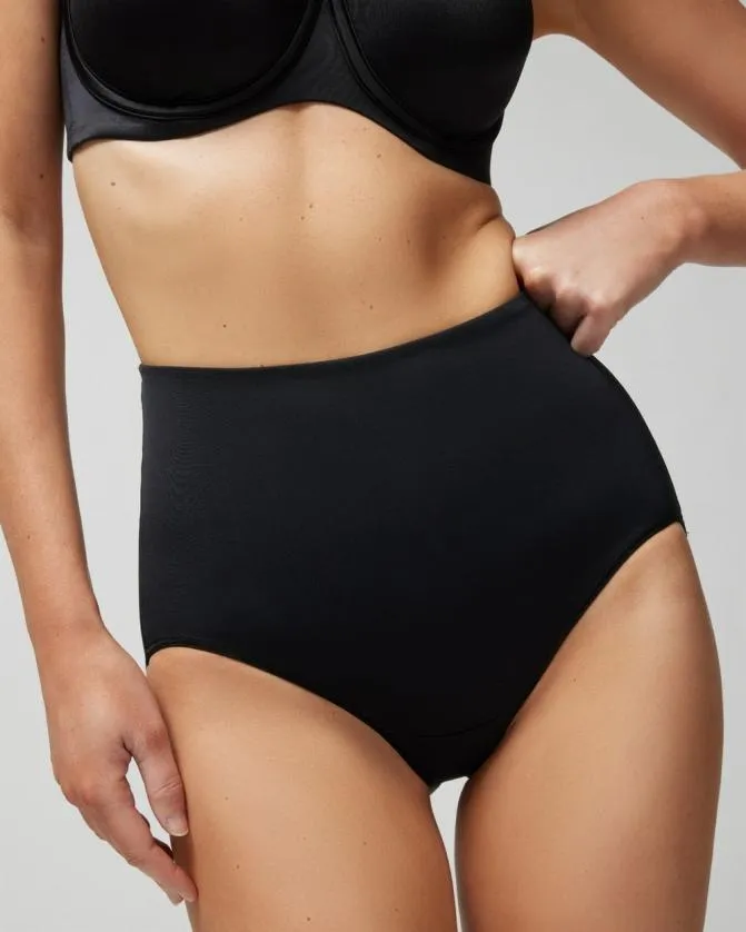 Women Soma Briefs Vanishing Tummy HighWaist Brief Panty Plumeria Dream Navy