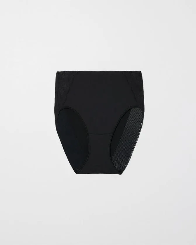 Women Soma Briefs Vanishing Tummy Modern Brief Panty With Lace Paloma Glow