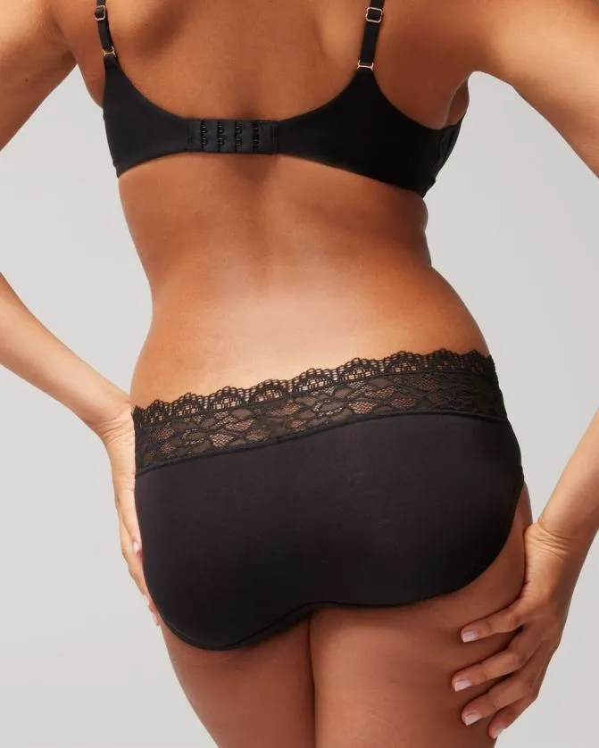 Women Soma Hipsters Embraceable Hipster Panty With Enchanting Lace Paloma Glow
