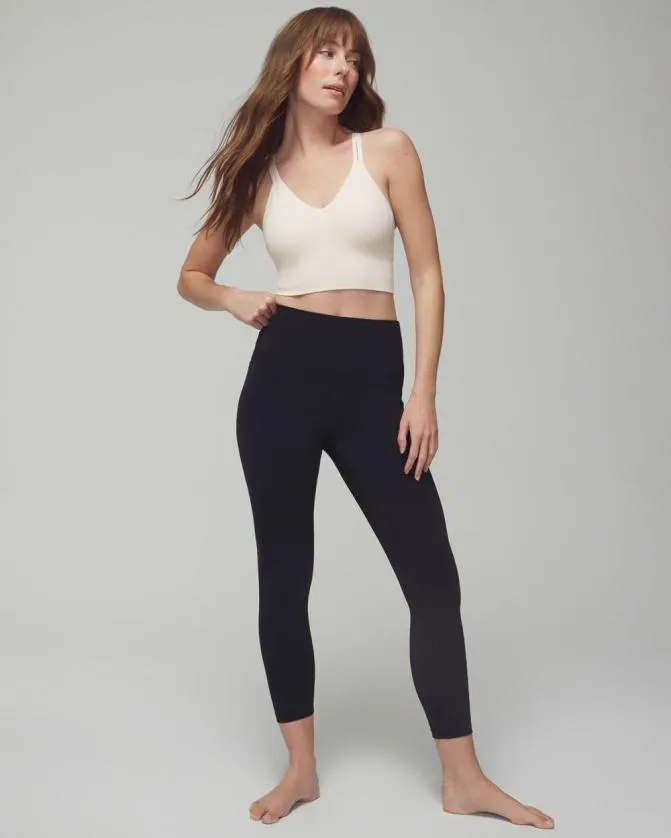 Women Soma Leggings 247 HighWaist Crop Leggings Black