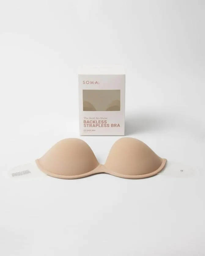 Women Soma Strapless Bras Lingerie Backless Strapless Bra Nude