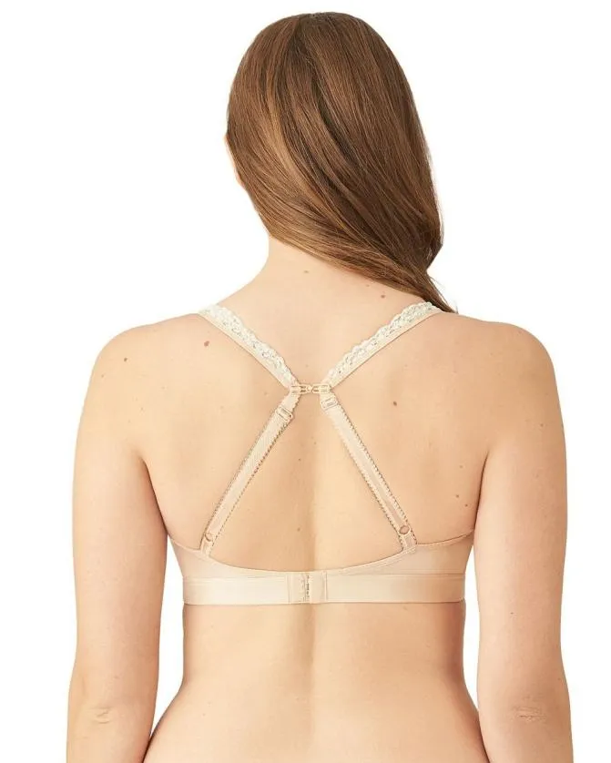 Women Soma Wireless Bras Wacoal Embrace Lace Soft Cup Bra Black