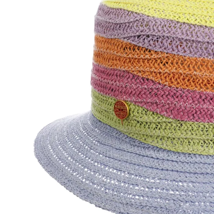Women Susanne Multicolour Straw Hat Colorful Mayser Straw Hats Women Susanne Multicolour Straw Hat Colorful Mayser Straw Hats