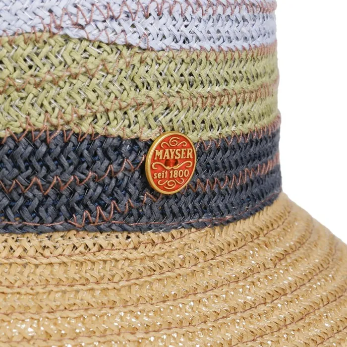 Women Susanne Multicolour Straw Hat Colorful Mayser Straw Hats Women Susanne Multicolour Straw Hat Colorful Mayser Straw Hats