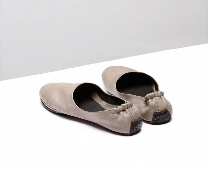 Women Swaps Audley Shoes Leather Swap Taupe Beige