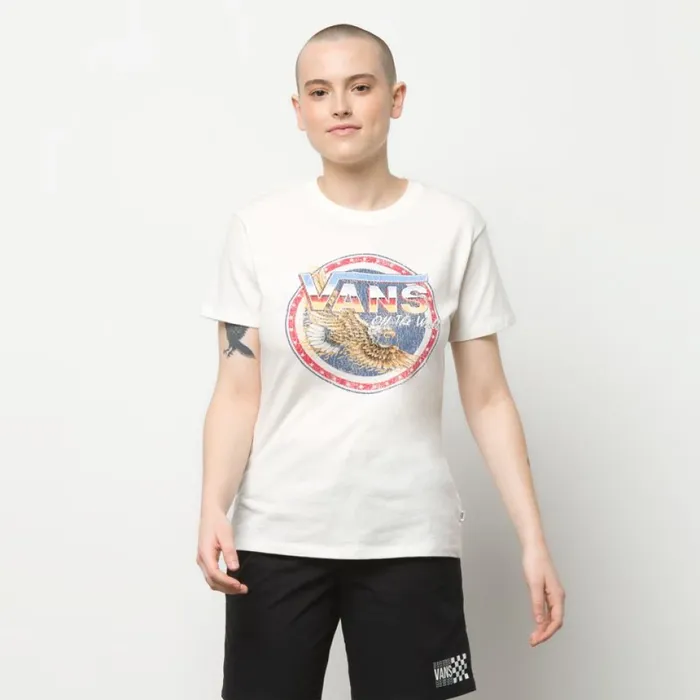 Women TShirts and Tanks Vans Hot Breeze Tee Marshmallow Women TShirts and Tanks Vans Hot Breeze Tee Marshmallow