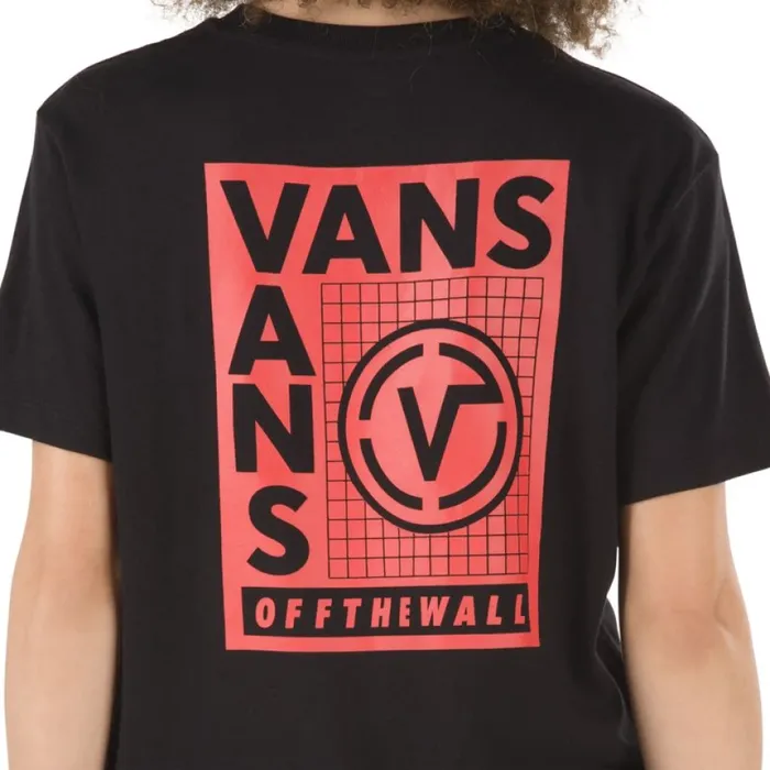 Women TShirts and Tanks Vans Sectional Boyfriend Tee Black Women TShirts and Tanks Vans Sectional Boyfriend Tee Black