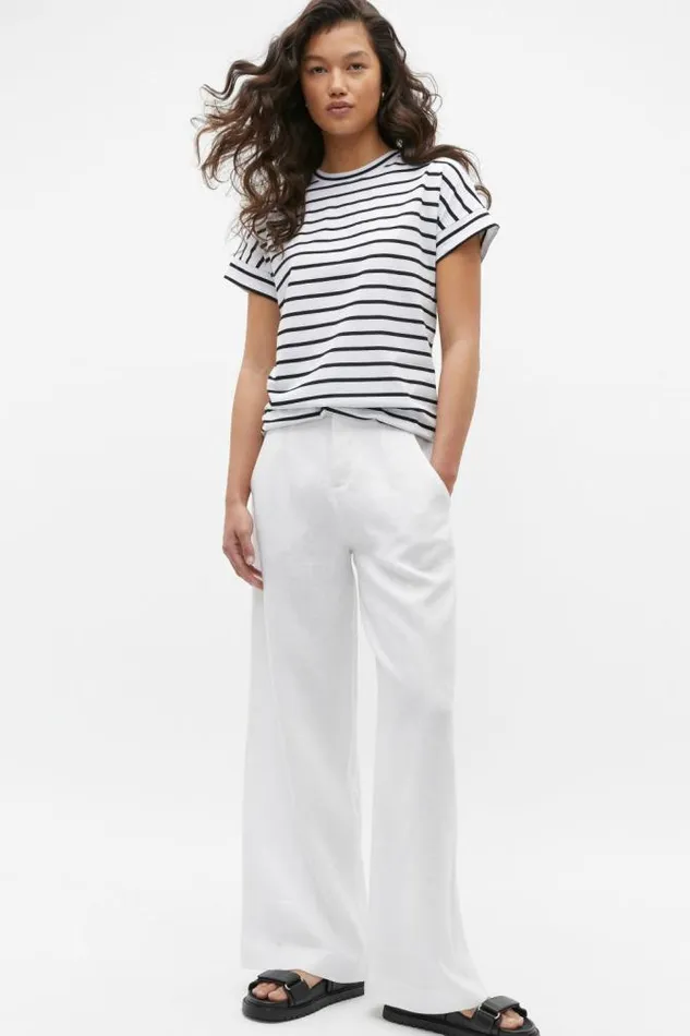 Women TShirts and Tops Seed Heritage Core Longline Tee Mono Stripe
