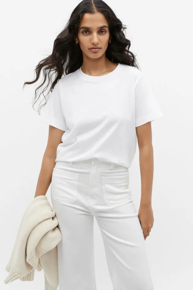 Women TShirts and Tops Seed Heritage Core Neat Tee Whisper White