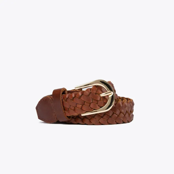 Women Talia Braided Belt Brandy Nisolo Belts