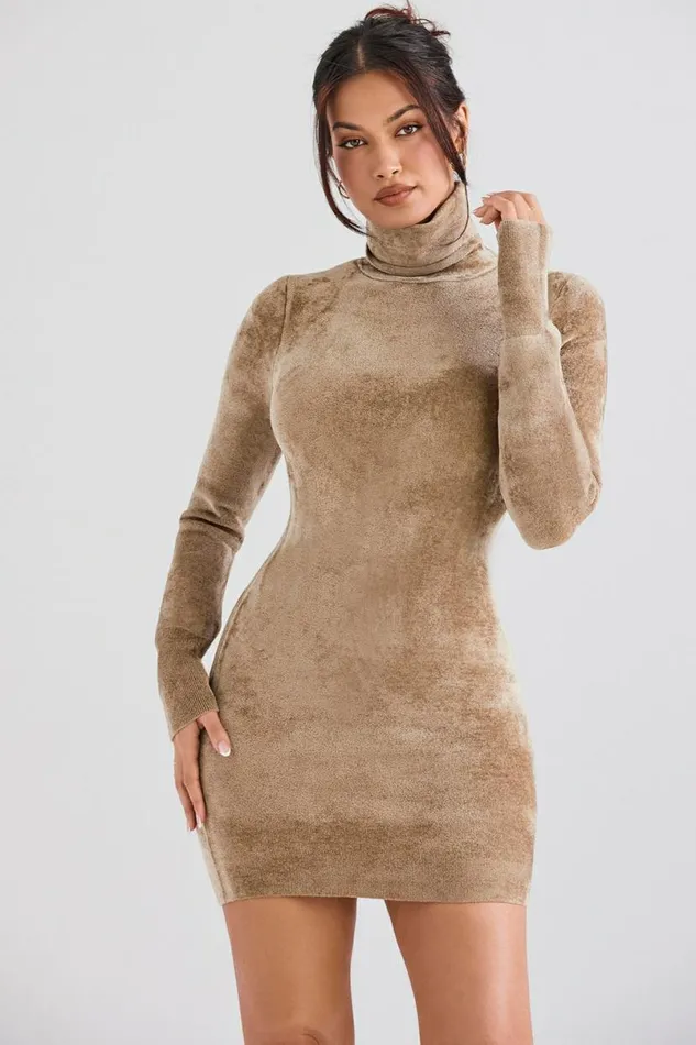 Women Taya Fawn Chenille Mini Dress House Of CB Dresses Women Taya Fawn Chenille Mini Dress House Of CB Dresses