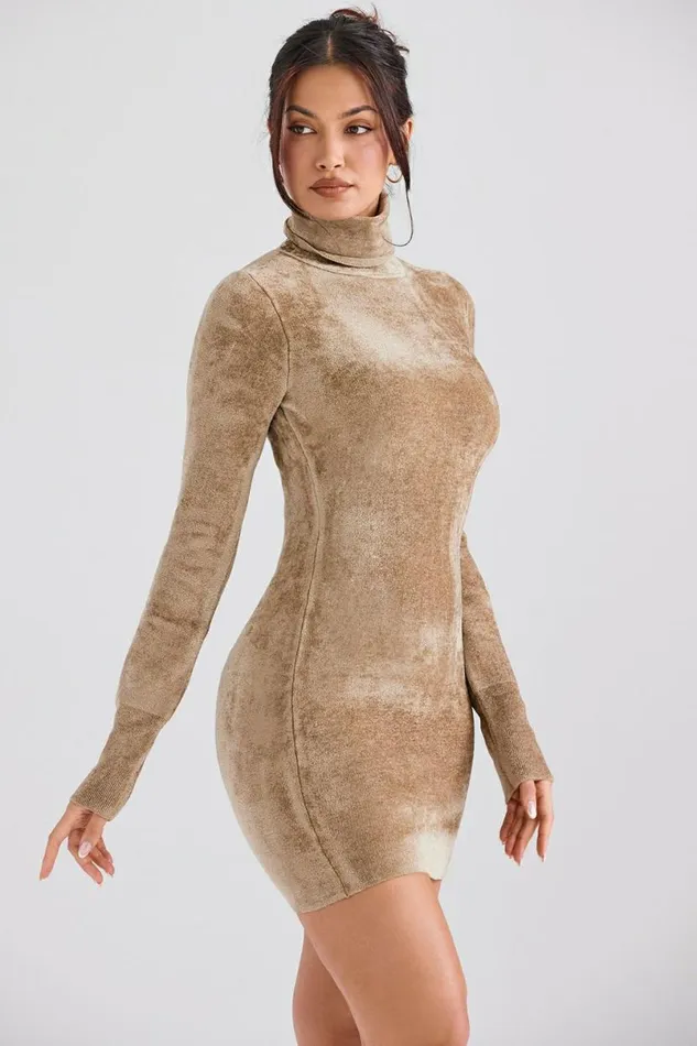 Women Taya Fawn Chenille Mini Dress House Of CB Dresses Women Taya Fawn Chenille Mini Dress House Of CB Dresses