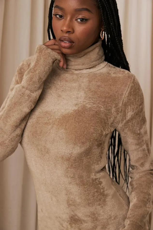 Women Taya Fawn Chenille Mini Dress House Of CB Dresses Women Taya Fawn Chenille Mini Dress House Of CB Dresses